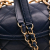 Chanel AB Chanel Blue Navy Calf Leather Mini CC Quilted skin Round Moon Messenger Flap Italy