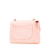 Chanel B Chanel Pink Lambskin Leather Leather Mini Square Classic Lambskin Single Flap France