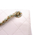 Chanel B Chanel White with Blue Light Blue Calf Leather CC Quilted skin Single Flap Italy