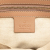 Gucci B Gucci Brown Beige Canvas Fabric GG Mayfair Satchel Italy