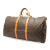 Louis Vuitton B Louis Vuitton Brown Monogram Canvas Fabric Monogram Keepall Bandouliere 60 France