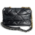 Chanel 19 Large Matelassè Lambskin Leather 2-Ways Flap Handbag Black