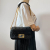 Fendi Baguette Midi Nappa Leather Black Chain Bag