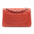 Chanel Classic Double Flap Jumbo Lambskin Leather Chain Bag Red/Orange