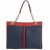 Gucci Maxi Rajah Tote Blue & Red