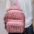 Valentino Rockstuds Leather Pink Backpack