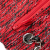 Chanel B Chanel Red Tweed Fabric Medium Braided Charms Double Flap France