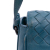 Bottega Veneta B Bottega Veneta Blue Nappa Leather Leather Intrecciato Trimmed Nappa Flap Crossbody Italy