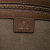 Gucci B Gucci Brown Beige Coated Canvas Fabric GG Supreme Web Butterfly Clutch Italy