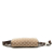 Gucci AB Gucci Brown Beige Canvas Fabric GG Belt Bag Italy