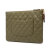Chanel Green Medium Quilted Lambskin Cuba La Habana O Case Clutch Italy