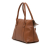 Ferragamo B Ferragamo Brown Calf Leather Gancini Sookie Tote Italy