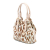 Christian Dior B Dior Brown Beige Canvas Fabric Leopard Print Saint Tropez Tote Italy