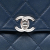 Chanel B Chanel Blue Navy Calf Leather CC Quilted skin Zipped Flap France
