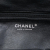 Chanel AB Chanel Black Satin Fabric Quilted Timeless Clutch France