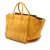 Celine B Celine Yellow Mustard Suede Leather Medium Phantom Luggage Tote Italy