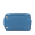 Prada B Prada Blue Calf Leather Vitello Daino Front Pocket Open Convertible Tote Turkey
