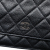 Chanel B Chanel Black Caviar Leather Leather CC Quilted Caviar Wallet on Chain Italy
