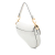 Christian Dior B Dior White Calf Leather Grained skin Saddle Bag Italy