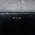 Celine AB Celine Black Calf Leather Smooth skin Cuir Triomphe Chain Shoulder Bag Italy