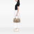 Gucci B Gucci Brown Beige Canvas Fabric GG Miss GG Tote Italy