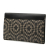 Gucci AB Gucci Brown with Black Coated Canvas Fabric GG Supreme Caleido Clutch Bag Italy
