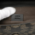Gucci AB Gucci Brown with Black Coated Canvas Fabric GG Supreme Caleido Clutch Bag Italy