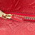 Louis Vuitton AB Louis Vuitton Red Monogram Empreinte Leather Pochette Metis France