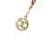 Chanel AB Chanel Gold with Red Dark Red Gold Plated Metal Leather Woven Medallion Chain Belt France