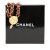 Chanel AB Chanel Gold with Red Dark Red Gold Plated Metal Leather Woven Medallion Chain Belt France