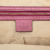 Gucci B Gucci Brown Beige with Pink Canvas Fabric GG Heart Bit Satchel Italy