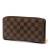 Louis Vuitton B Louis Vuitton Brown Damier Canvas Fabric Damier Ebene Zippy Long Wallet Spain