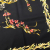 Hermès AB Hermès Black Silk Fabric Cheval Fleuri Scarf France