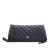 Chanel AB Chanel Black Caviar Leather Leather CC Quilted Caviar Toiletry Pouch France