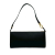 Ferragamo AB Ferragamo Black Calf Leather Gancini Shoulder Bag Italy