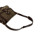 Fendi AB Fendi Brown Canvas Fabric Zucchino Flap Shoulder Bag Italy