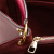 Louis Vuitton B Louis Vuitton Red Bordeaux Monogram Empreinte Leather Trocadero France