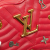 Louis Vuitton B Louis Vuitton Red Calf Leather skin Embellished New Wave Love Lock Crossbody Italy