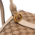 Gucci B Gucci Brown Beige with White Canvas Fabric GG Miss GG Tote Italy