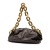 Bottega Veneta AB Bottega Veneta Brown Dark Brown Lambskin Leather Leather Lambskin Chain Pouch Italy