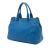 Prada B Prada Blue Calf Leather Vitello Daino Open Convertible Tote India