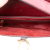 Christian Dior AB Dior Red Dark Red Calf Leather Grained skin Saddle Bag Italy
