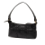 Burberry B Burberry Black Calf Leather Embossed Shoulder Bag Italy