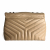 Saint Laurent Loulou Medium Leather Chevron Quilted Envelope Shoulder Bag Beige