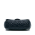 Chanel AB Chanel Blue Navy Lambskin Leather Leather CC Quilted Perforated Lambskin Single Flap Italy