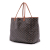 Goyard B Goyard Black with Brown Coated Canvas Fabric Goyardine Saint Louis GM France