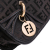 Fendi B Fendi Brown Dark Brown Canvas Fabric Small Zucchino F Charm Crossbody Italy