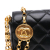 Chanel AB Chanel Black Lambskin Leather Leather Small Quilted Lambskin CC Coin Flap Italy