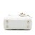 Christian Dior AB Dior White Lambskin Leather Leather Micro Lambskin Cannage Lady Dior Italy
