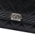 Chanel AB Chanel Black Lambskin Leather Leather Quilted Lambskin Boy Wallet On Chain Italy